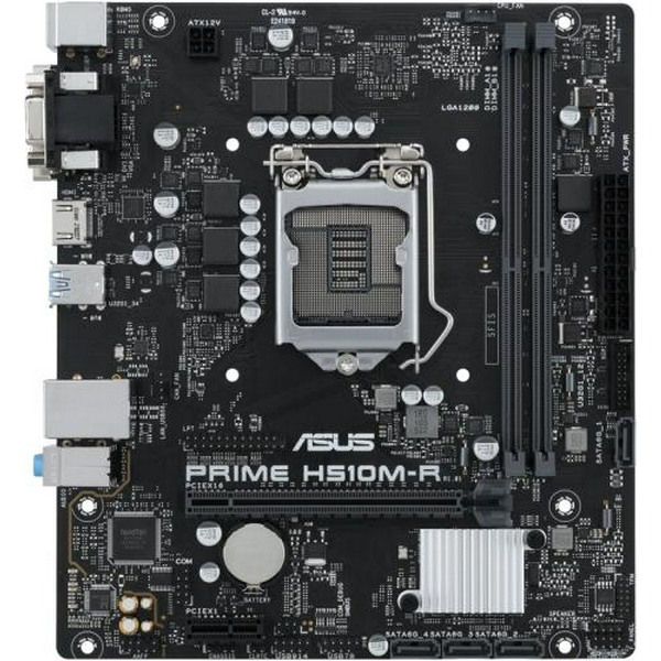 Мат.плата 1200 (H470) Asus PRIME H510M-R R2.0, H470, 2xDDR4, Int.Video(CPU), 4xSATA3, 1xPCI-E 16x 4.0, 1xPCI-E 1x 3.0, ALC897, I219-V, 4xUSB3.2/6xUSB2.0, VGA/HDMI, MicroATX - 2