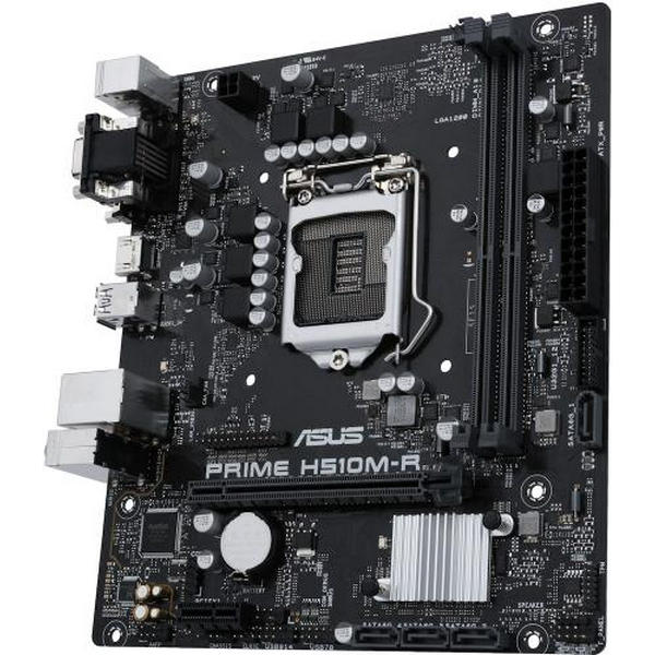 Мат.плата 1200 (H470) Asus PRIME H510M-R R2.0, H470, 2xDDR4, Int.Video(CPU), 4xSATA3, 1xPCI-E 16x 4.0, 1xPCI-E 1x 3.0, ALC897, I219-V, 4xUSB3.2/6xUSB2.0, VGA/HDMI, MicroATX - 5