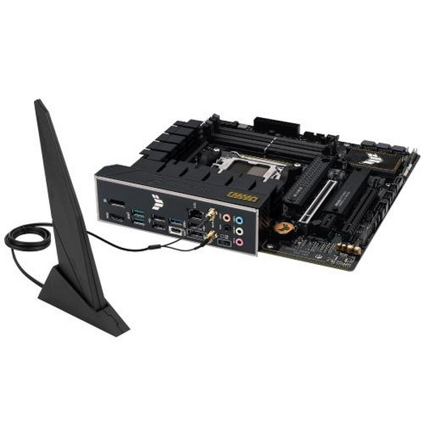 Материнська плата AM5 Asus TUF GAMING B650M-PLUS WIFI, B650, 4xDDR5, Int.Video (CPU), 4xSATA3, 2xM.2, 2xPCI-E 4.0 16x, 1xPCI-E 4.0 1x, Realtek 7.1, Realtek 2.5Gb, WiFi 6, Bluetooth 5.2, 6xUSB3.2/6xUSB2.0, HDMI/DP, MicroATX - 5