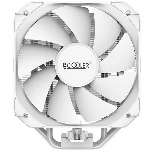 Кулер для процесора PcCooler PALADIN 400, White, алюміній/мідь, 1x130 мм, для Intel 1700/1200/115x, AMD AM5/AM4, до 200 Вт, висота 157 мм - 8