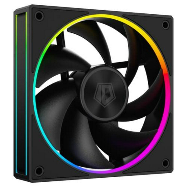 Вентилятор 120 мм, ID-Cooling AF-127-ARGB-K TRIO, Black, 3 шт, 120x120x27 мм, ARGB підсвітка, 500-2000 об/хв, <29.9dB(A), 78CFM, 4-pin (PWM) / 3-pin (ARGB) - 2