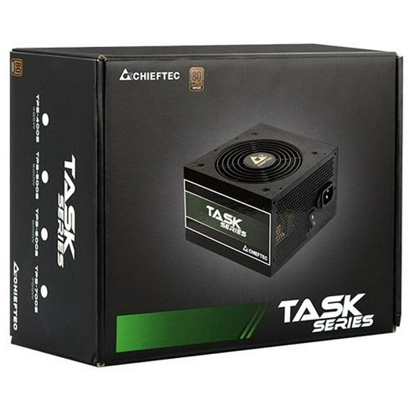 Блок живлення 600 Вт, Chieftec TASK, Black, 80+ Bronze, Active PFC, 120 мм, 3xMolex / 5xSATA / 2xPCI-E 6+2-pin / 1xMB 20+4-pin / 1xCPU 4+4-pin, захист: AFC/OPP/OTP/OVP/SCP/SIP/UVP (TPS-600S) - 5
