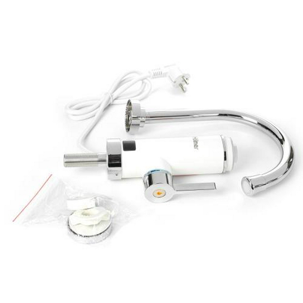 Водонагрівач проточний Holmer HHW-411PL, White, 3000W, механічне керування, IPX4, LED дисплей, захист від включення без води, захист від перегріву - 6