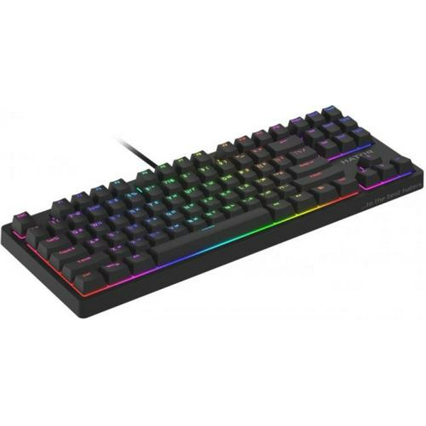 Клавіатура Hator Rockfall 2 TKL Mecha, Black, USB, механічна (перемикачі Aurum Orange), RGB підсвічування з індивідуальним налаштуванням кожної кнопки (HTK-520) - 3
