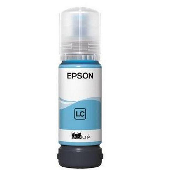 Чорнило Epson 108, Light Cyan, для L8050/L18050, 70 мл (C13T09C54A) - 2