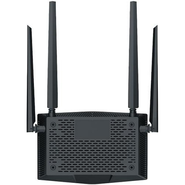 Роутер Netis NX10, Black, WiFi 6 (802.11ax), 5GHz (до 1201 Мб/с) / 2.4GHz (до 300 Мб/с), 1xGWAN, 3xGLAN, 4 зовнішні незнімні антени - 5