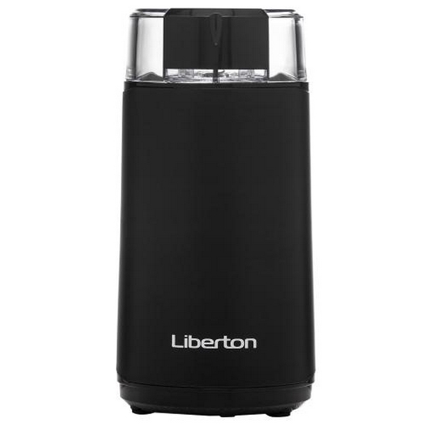 Кавомолка Liberton LCG-2302, Black, 150W, 60г, блокування включення при знятій кришці, пластиковий корпус, ніж з нержавіючої сталі
