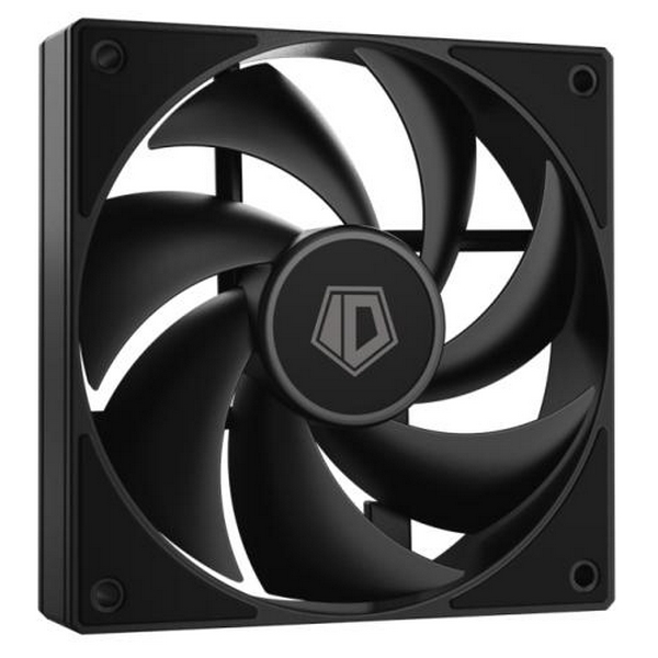 Вентилятор 120 мм, ID-Cooling AF-125-K, 120x120x25 мм, 500-2000 об/хв, <29.85 дБ, 4-pin (PWM), 78.25CFM, гідравлічний підшипник - 2