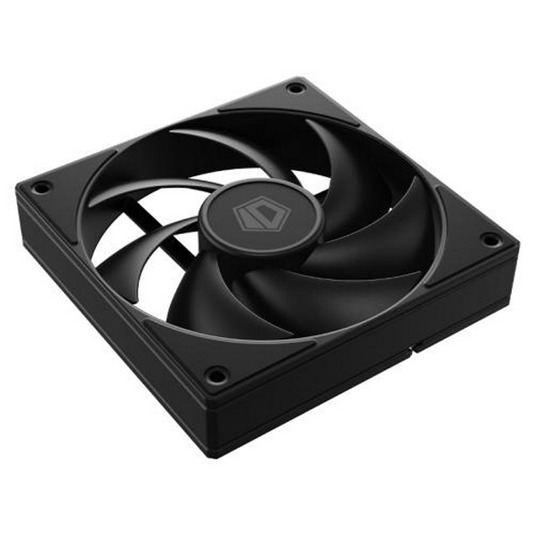 Вентилятор 120 мм, ID-Cooling AF-125-K, 120x120x25 мм, 500-2000 об/хв, <29.85 дБ, 4-pin (PWM), 78.25CFM, гідравлічний підшипник - 4