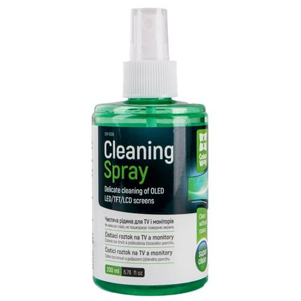 Спрей чистячий ColorWay для екранів, 200 мл (CW-1038)