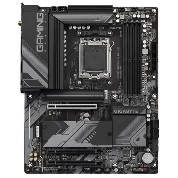 Материнська плата AM5 Gigabyte B650 GAMING X AX V2, B650, 4xDDR5, Int.Video (CPU), 4xSATA3, 3xM.2, 1xPCI-E 4.0 x16, 2xPCI-E 3.0 x16, Realtek 7.1, Realtek 2.5Gb, WiFi 6E, Bluetooth 5.3, 8xUSB3.2/7xUSB2.0, HDMI/DP, ATX - 2