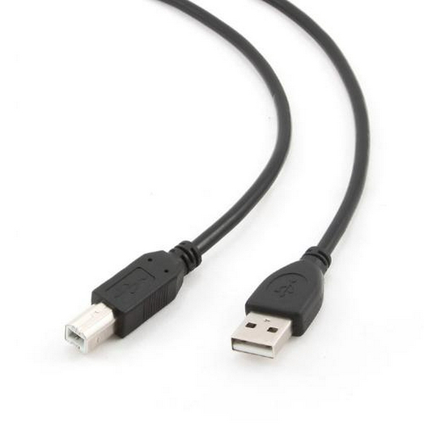 Кабель USB 2.0 AM - USB BM, 1.8 м, Black, Cablexpert (CCP-USB2-AMBM-6) - 2