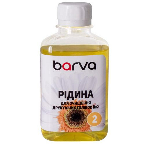 Рідина для очищення Barva, водорозчинного чорнила Canon / HP / Lexmark, 180 мл (F5-019)