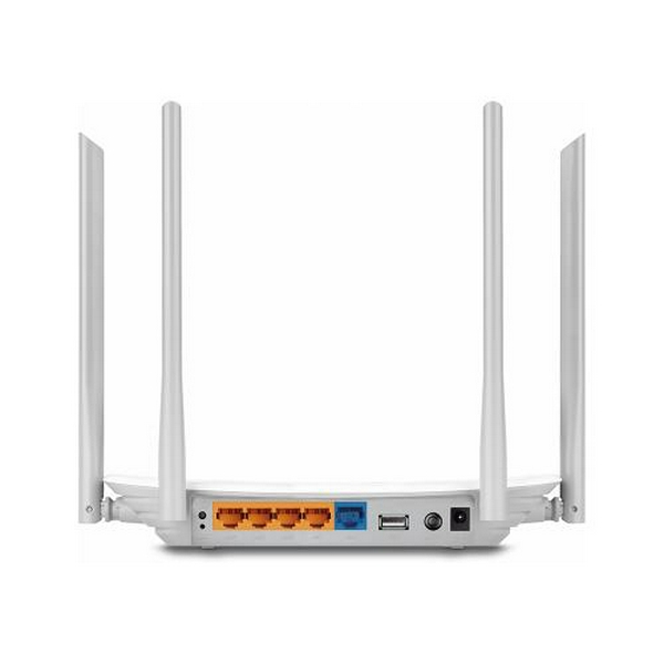 Роутер TP-LINK Archer C50 V4, Wi-Fi 802.11a/b/g/n/ac, до 867 Mb/s, 2.4/5GHz, 4 LAN 10/100 Mb/s, RJ45 10/100Mb/s, 4 зовнішні антени - 3