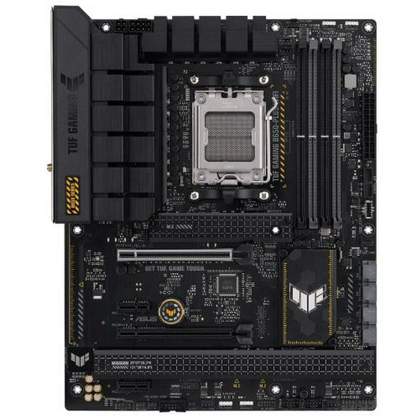 Материнська плата AM5 Asus TUF GAMING B650-PLUS WIFI, B650, 4xDDR5, Int.Video (CPU), 4xSATA3, 3xM.2, 2xPCI-E 4.0 16x, 2xPCI-E 4.0 1x, Realtek 7.1, Realtek 2.5Gb, WiFi 6, Bluetooth 5.2, 6xUSB3.2/6xUSB2.0, HDMI/DP, ATX - 2
