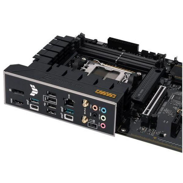 Материнська плата AM5 Asus TUF GAMING B650-PLUS WIFI, B650, 4xDDR5, Int.Video (CPU), 4xSATA3, 3xM.2, 2xPCI-E 4.0 16x, 2xPCI-E 4.0 1x, Realtek 7.1, Realtek 2.5Gb, WiFi 6, Bluetooth 5.2, 6xUSB3.2/6xUSB2.0, HDMI/DP, ATX - 5