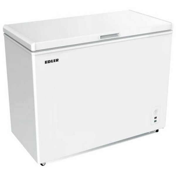 Морозильна скриня Edler ED-350A, White, корисний об'єм 340L, керування механічне, електронний контроль температури з механічним циферблатом, заморожування 16кг/24год, A+, 88.5x113x71.5см