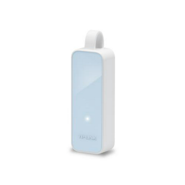 Мережевий адаптер USB 2.0 - Ethernet, 10/100 Мбит/с, TP-LINK UE200, White/Blue, чіпсет RTL8152B