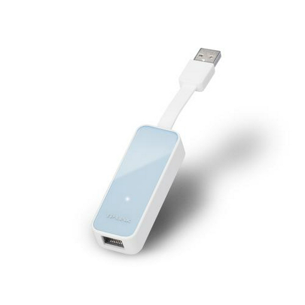 Мережевий адаптер USB 2.0 - Ethernet, 10/100 Мбит/с, TP-LINK UE200, White/Blue, чіпсет RTL8152B - 4