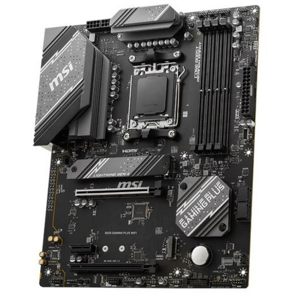 Материнська плата AM5 MSI B650 GAMING PLUS WIFI, B650, 4xDDR5, Int.Video (CPU), 4xSATA3, 2xM.2, 2xPCI-E 4.0 x16, 1xPCI-E 3.0 x1, ALC897, RTL8125BG, WiFi 6E, Bluetooth 5.3, 11xUSB3.2/4xUSB2.0, HDMI/DP, ATX - 4