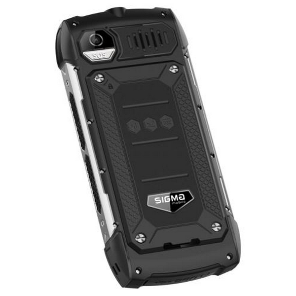 Мобільний телефон Sigma mobile X-treme PK68 Black, 2 Mini-SIM, 2.8" (240x320), microSD (max 32Gb), Cam 0,3 Mp, no GPS, no Wi-Fi, BT, FM, MP3, Li-Ion 5000mAh - 3