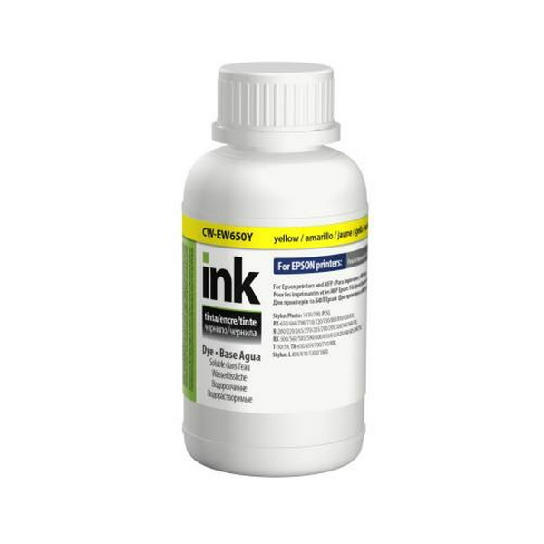 Чорнило ColorWay Epson T50/59, P50, TX650/700/800, PX660/700, R270/390, Yellow, 200 мл (CW-EW650Y02)