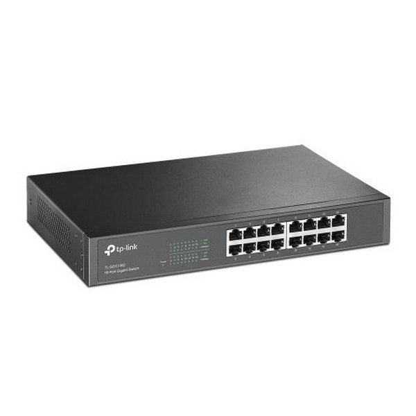 Комутатор TP-LINK TL-SG1016D, 16x100/1000 Mb/s, металевий корпус, некерований - 2