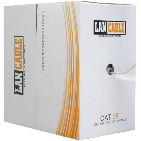 Кабель UTP, CCA, для внутрішньої прокладки, 4x2x0,50 мм, Patron, бухта 305 м (CAB-UTP-04001-M)