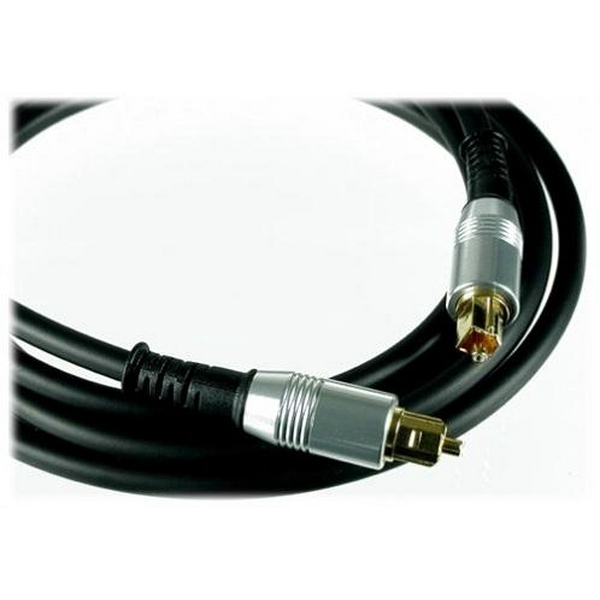 Кабель оптичний звуковий Toslink, JIS F05 (M) - JIS F05 (M), 3 м, Black, Atcom (10704)