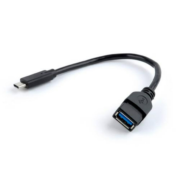 Кабель USB AF - Type-C, 20 см, Black, Cablexpert (A-OTG-CMAF3-01)