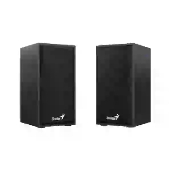 Колонки 2.0 Genius SP-HF180, Black, 6 Вт (2 x 3 Вт), 3.5 мм, МДФ, живлення від USB, керування ззаду
