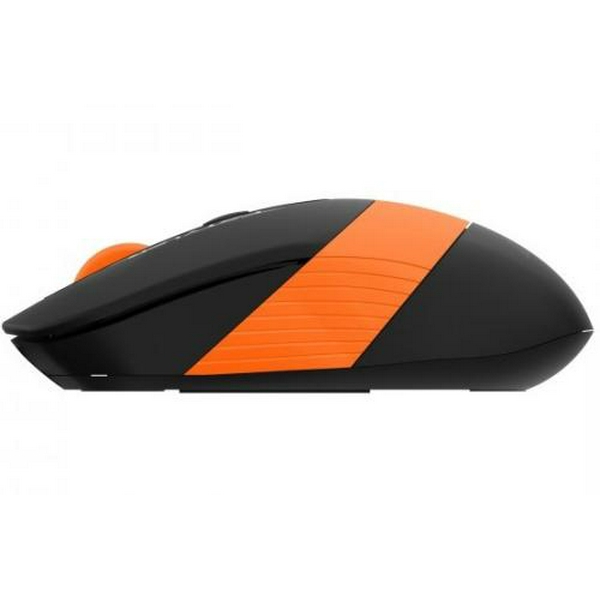 Миша A4Tech Fstyler FG10S 2000dpi Black+Orange, USB, Wireless, безшумна  - 5