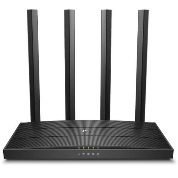 Роутер TP-LINK Archer C80 Black, Wi-Fi 802.11a/b/g/n/ac, до 1900 Mb/s, 2.4/5GHz, 4x100/1000 Mb/s, RJ45 100/1000Mb/s (Gb), 4 зовнішні знімні антени