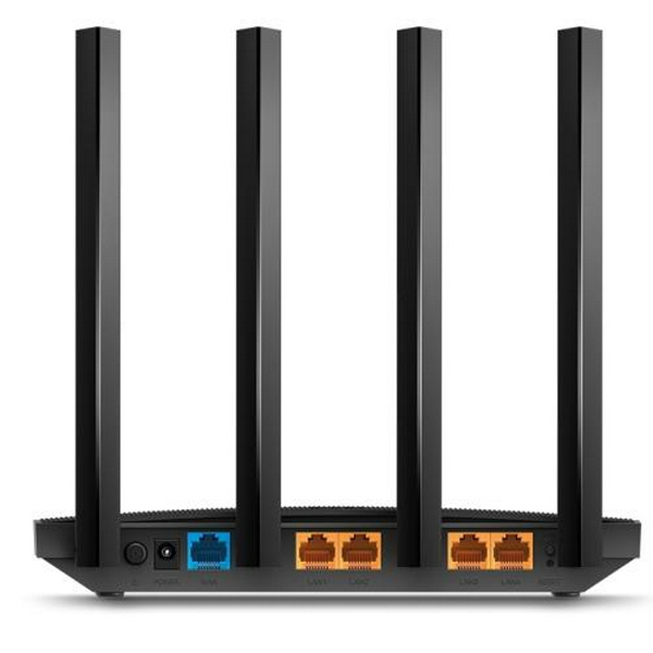 Роутер TP-LINK Archer C80 Black, Wi-Fi 802.11a/b/g/n/ac, до 1900 Mb/s, 2.4/5GHz, 4x100/1000 Mb/s, RJ45 100/1000Mb/s (Gb), 4 зовнішні знімні антени - 3