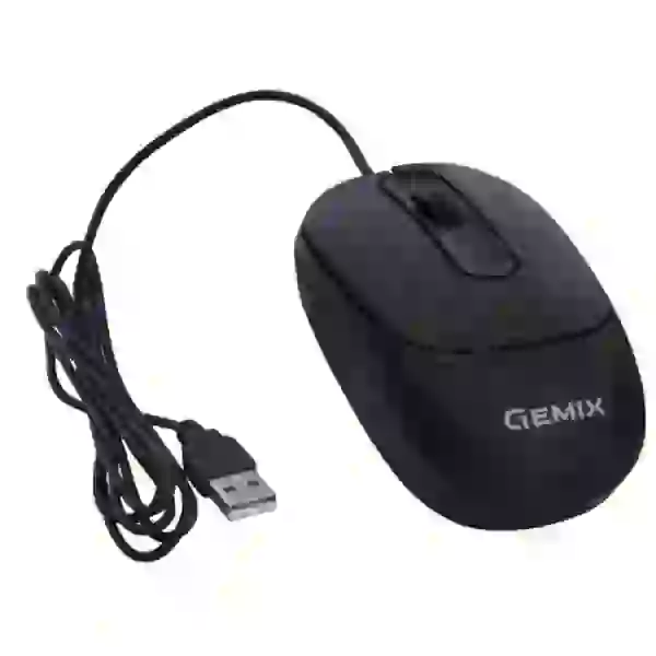 Миша Gemix GM145 Black, оптична, USB, 800 dpi (GM145BK) - 4