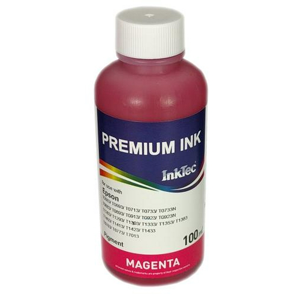 Чорнило InkTec Epson E0013, Magenta, S22, SX125/130, T26/27, TX200/210, 100 мл, пігментне (E0013-100MM)