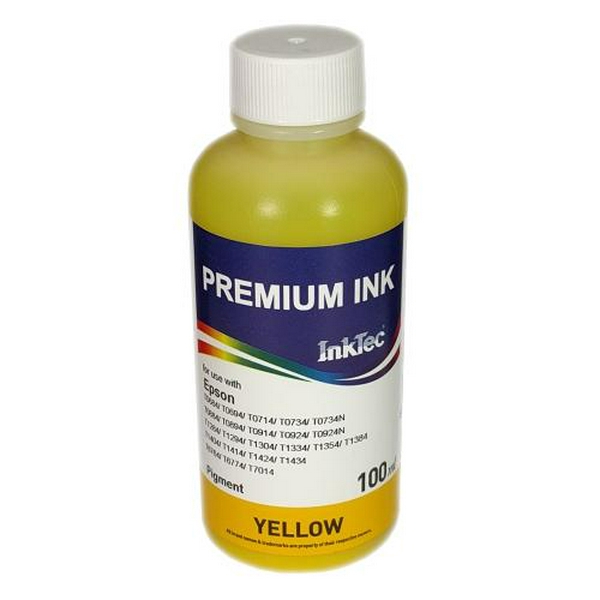 Чорнило InkTec Epson E0013, Yellow, S22, SX125/130, T26/27, TX200/210, 100 мл, пігментне (E0013-100MY)
