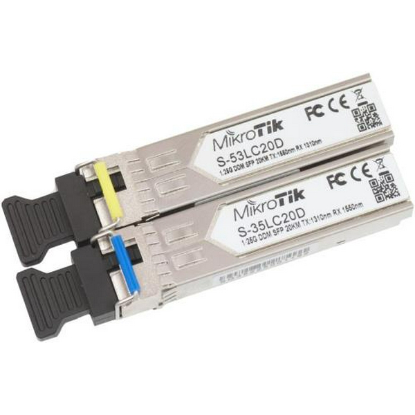 Модуль MikroTik S-3553LC20D, 1xLC, 1310/1550 нм, 20km, SM, SFP
