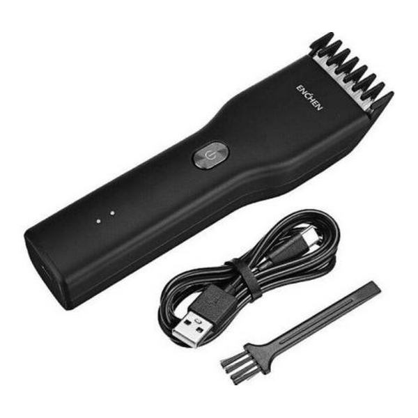 Машинка для стрижки Xiaomi Enchen Boost + Накидка + ножиці, Black, 5W, живлення від акумулятора, 1 насадка - 3