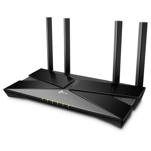 Роутер TP-LINK Archer AX23, Black, Wi-Fi 802.11ax, до 1755 Mb/s, 2.4/5GHz, 4x100/1000 Mb/s, RJ45 100/1000Mb/s (Gb), 4 зовнішні незнімні антени