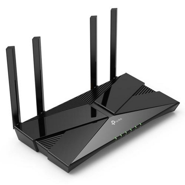 Роутер TP-LINK Archer AX23, Black, Wi-Fi 802.11ax, до 1755 Mb/s, 2.4/5GHz, 4x100/1000 Mb/s, RJ45 100/1000Mb/s (Gb), 4 зовнішні незнімні антени - 3