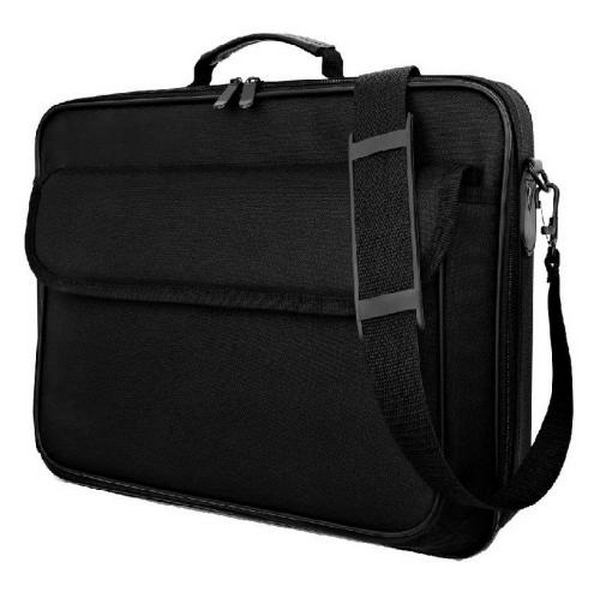 Сумка для ноутбука 14" 2E TopLoad Classic, Black, поліестер/нейлон, 381 x 292 x 69 мм (2E-CBT6814BK)