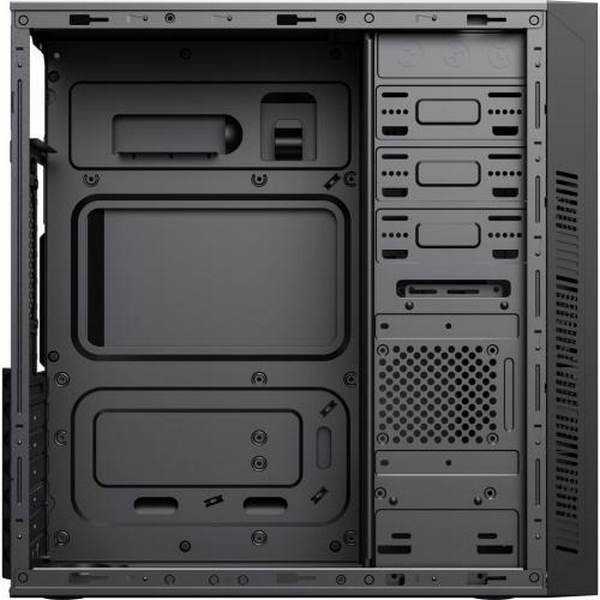 Корпус GameMax MT525-2U3TYC Black, без БЖ, Mid Tower, ATX / Micro ATX / Mini ITX, 2хUSB 3.0, Type-C, 3x120mm, 417x200x425 мм (MT525-2U3TYC-3FAN) - 4