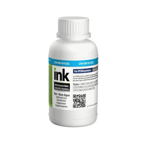 Чорнило ColorWay Epson 664, Cyan, L100/L120/L200/L300/L350/L555/L3050, 200 мл, водорозчинне (CW-EW101C02)