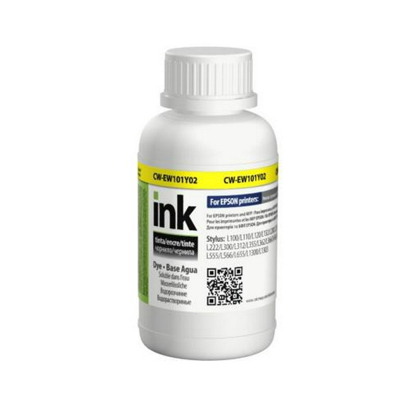 Чорнило ColorWay Epson 664, Yellow, L100/L120/L200/L300/L350/L555/L3050, 200 мл, водорозчинне (CW-EW101Y02)