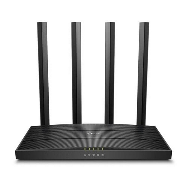 Роутер TP-LINK Archer C6, Wi-Fi 802.11a/b/g/n/ac, до 1167 Mb/s, 2.4/5GHz, 4 LAN 10/100/1000 Mb/s, RJ45 10/100/1000Mb/s (FE), 4 зовнішні антени