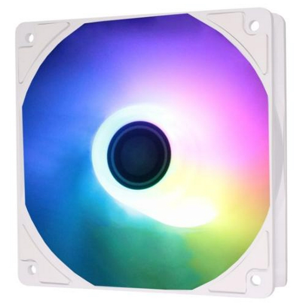 Вентилятор 120 мм, Xilence Performance A+ ARGB, White, 120x120x25 мм, PWM, ARGB підсвічування, 500-1500 об/хв, 18 - 32.5 dB, 4-pin / 3-pin ARGB (XF064 / XPF120.W.ARGB)