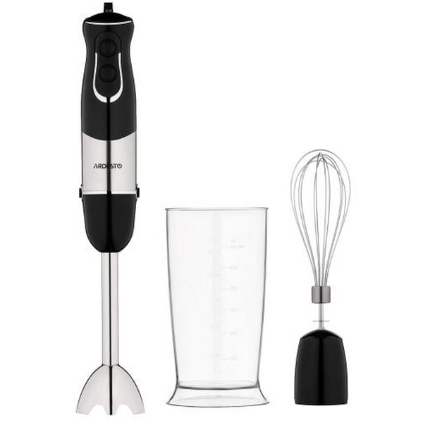 Блендер Ardesto HBK-800BR, Black, 800Вт, вінчик, чаша 0.6л