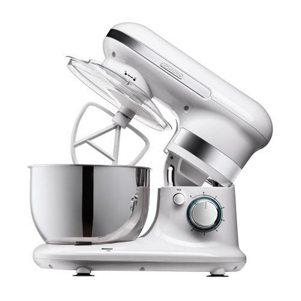 Планетарний міксер Ardesto KSTM-8040 800Вт, 6 скор. +турбо, вінчик, насадка для змішування, А-подібна насадка, білий - 3