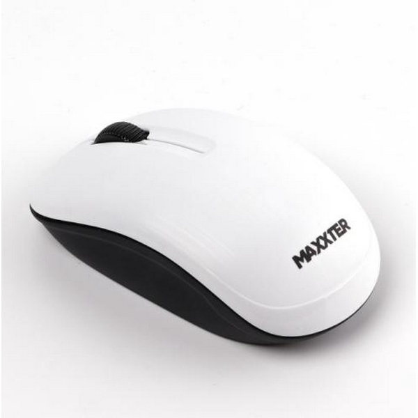 Миша Maxxter Mr-333-W бездротова, USB, White - 3